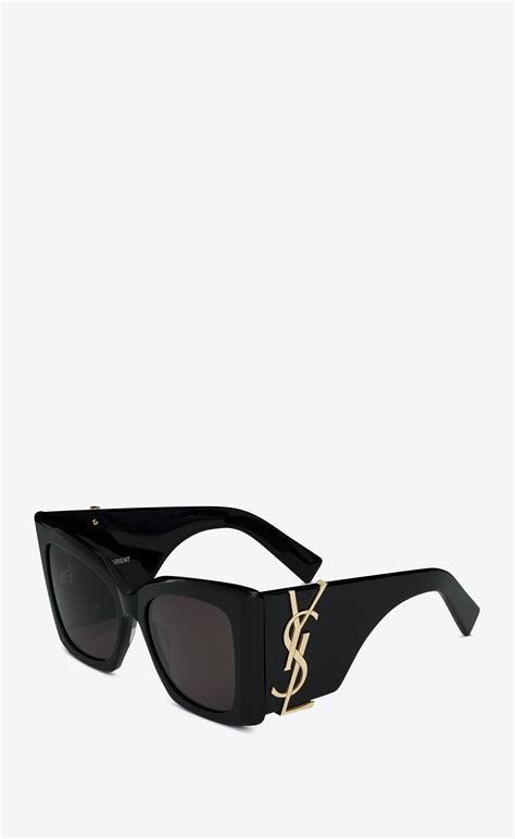 ysl sunglasses with silver logo|yves saint laurent sunglasses.